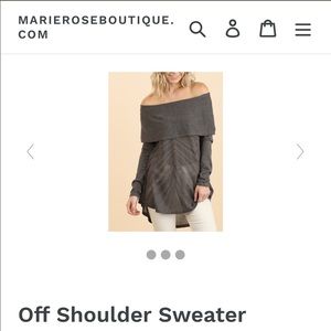 Off-Shoulder Sweater